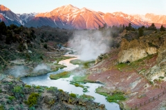 Fine Arts Hot Creek Sunrise