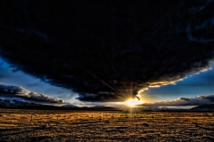 Fine Arts Owens River Sunset